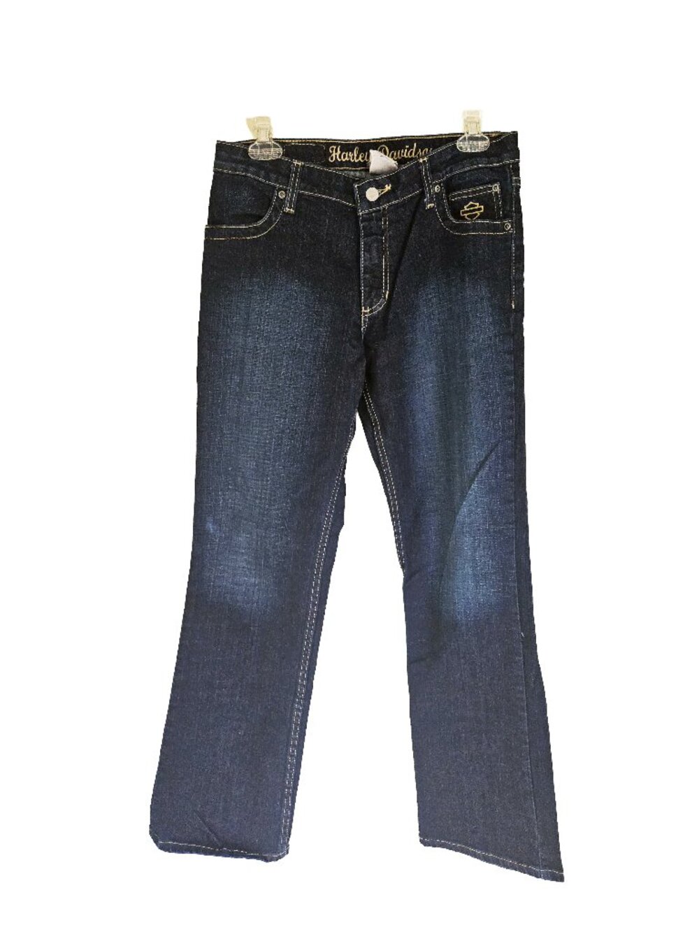 New Harley Davidson Bootcut Women's Dark Blue Jeans - Size 6
